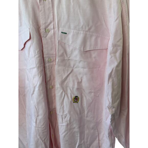 Tommy Hilfiger Pink Long Sleeve Button Up Shirt Men's Medium - Picture 9 of 9